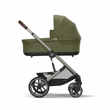 Cybex® Otroški voziček 3v1 Balios S Lux + Avtosedež Cloud G Moss Green