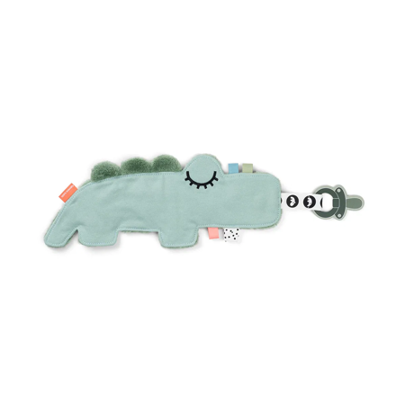 Done by Deer® Ninica s priponko za dudo Croco Green