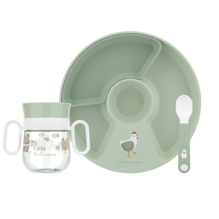 Slika Little Dutch® Začetni 3-delni jedilni set Little Farm