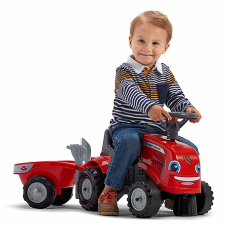 Falk® Poganjalček traktor Massey Ferguson s prikolico